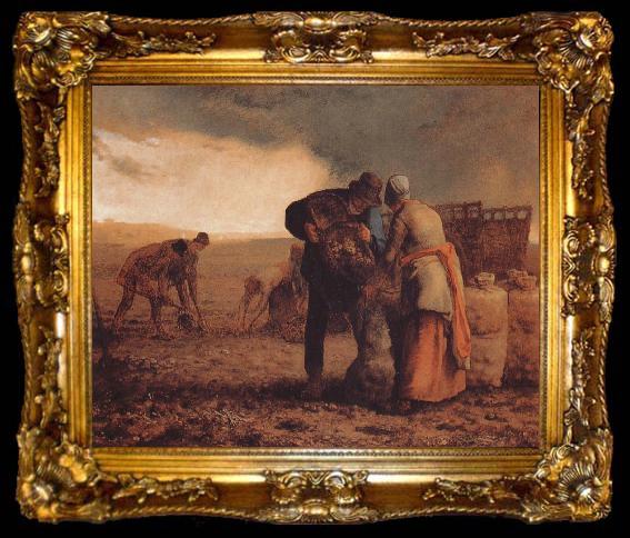 framed  Jean Francois Millet Harvest, ta009-2